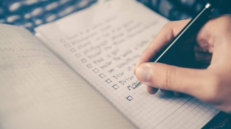 Photo Moving checklist