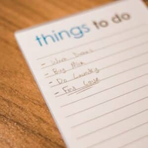 Photo Moving checklist