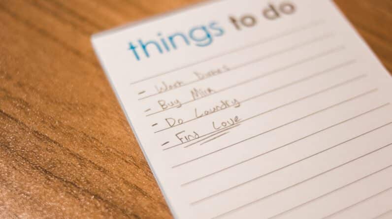 Photo Moving checklist